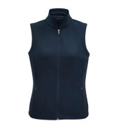 Women's Apex Softshell Vest - Navy  | SS-J830L-LHB E-40. 